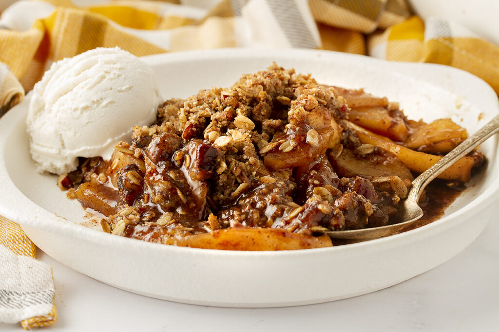 Recipe for Gluten Free Apple Crumble (Dairy-Free)