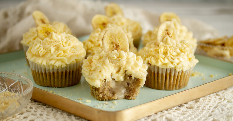 Banana-Cream Cupcakes