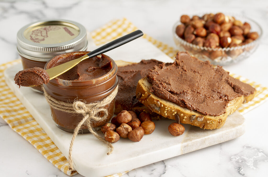 Gluten-free, vegan, & dairy free Nutella Chocolate-Hazelnut Spread