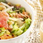Gluten-Free & Vegan Carrot & Fennel Salad with Creamy Grapefruit Dressing